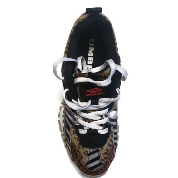 Umbro Bumpy Animal Print Leopard Zebra Tiger Sneakers Womens Size 6 Shoes - Picture 2 of 8